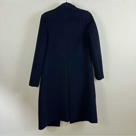 Prada Black Wool Double Breasted Pea Coat - Picture 2 of 15